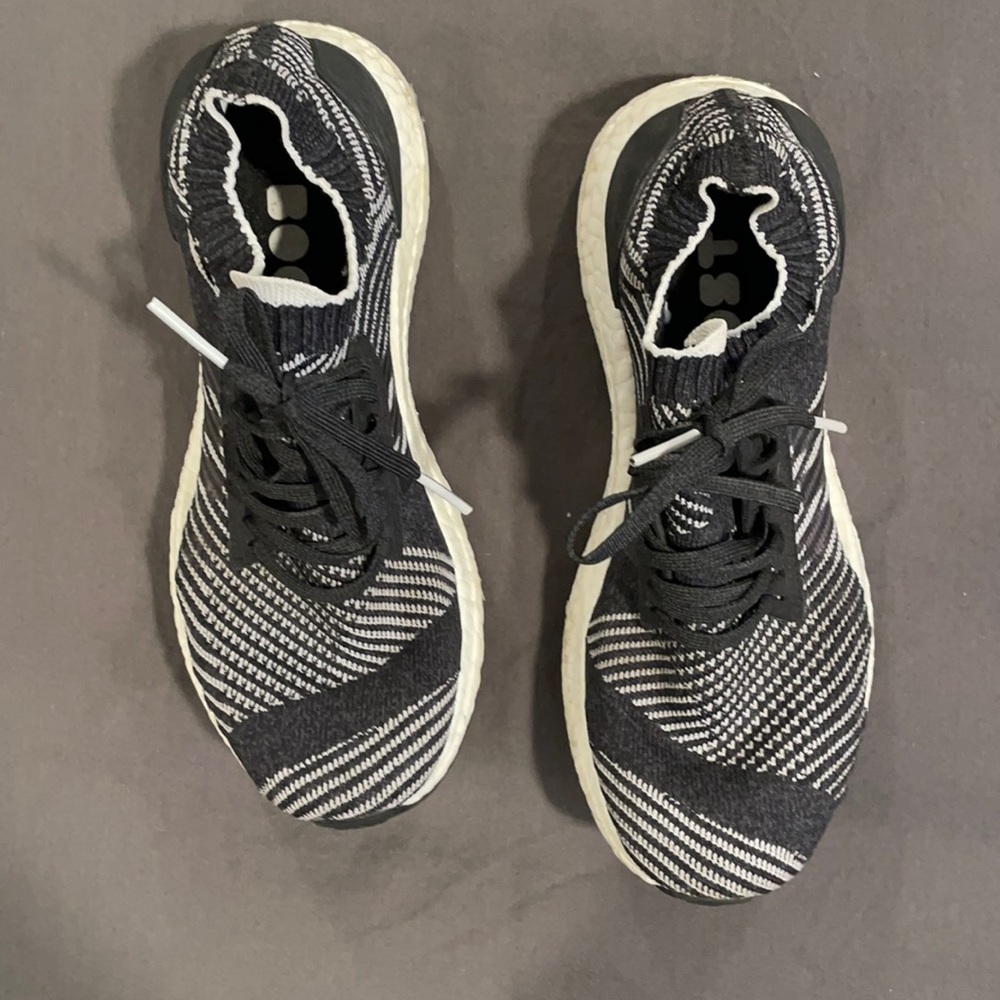 Adidas Boost black and white
